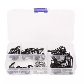 Комплект для ремонта наконечника рыболовной удочки из нержавеющей стали с керамическим кольцом для пресноводной соленой воды