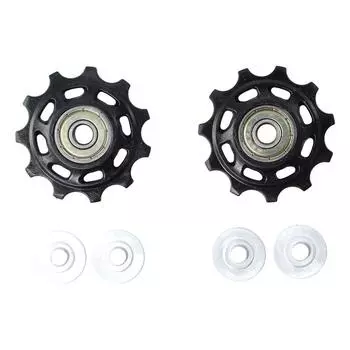 Комплект для ремонта переключателя передач колеса Направляющая для колеса Велосипедный шкив Колесо переключателя передач Ролик шкива 11T