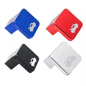 Комплект для ремонта ручки, алюминиевый комплект для ремонта ручки, устойчивый к царапинам замок капота двигателя, защелка крышки капота для Honda CR-V 1997-2006 серебряный