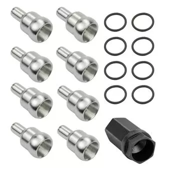 Комплект для ремонта шариковой трубки масляной рампы высокого давления с инструментом и уплотнительными кольцами для дизельного двигателя Ford 6.0L, инструменты для ремонта автомобилей