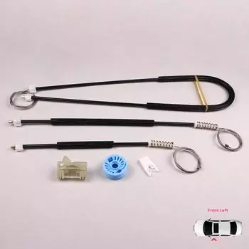 Комплект для ремонта стеклоподъемника BWR681 передняя левая дверь для Peugeot 307 Cabriolet CC 2003-2008