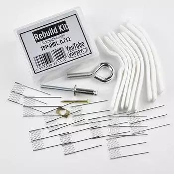 Комплект для ремонта своими руками Tpp Dm1 0,2 Ом, нагревательный провод с сетчатой катушкой с инструментами