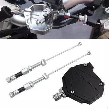 Комплект для ремонта троса сцепления мотоцикла, простая установка рычага тормоза чёрный