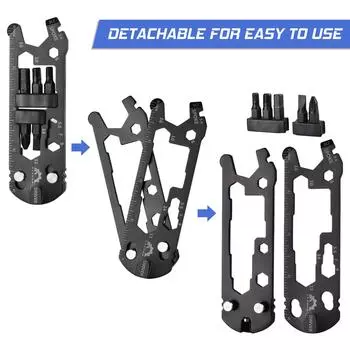Комплект для ремонта велосипеда Портативный набор инструментов для ремонта велосипеда Набор для ремонта шин Сумка с шинным насосом чёрный