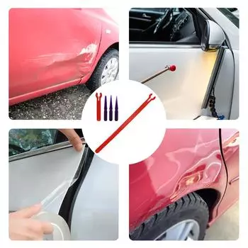 Комплект для ремонта вмятин на автомобиле с молотком для ремонта кузова автомобиля и съемной ручкой для легкого устранения вмятин на автомобиле