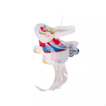 Комплект для самостоятельного изготовления фонарика-кролика для праздничных посиделок синий