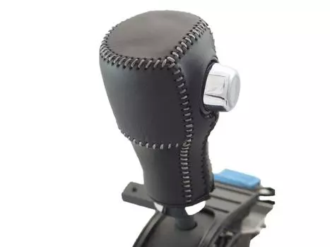 Комплект для самостоятельной перемотки ручки переключения передач Tricolore Delica из натуральной кожи D5(CV) [1БК3М29]