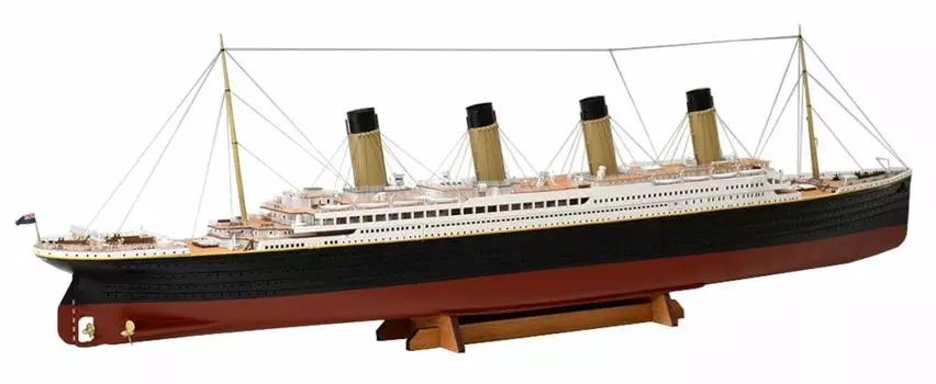 Комплект для сборки деревянной модели Титаника Вуди Джо 1/350 RMS
