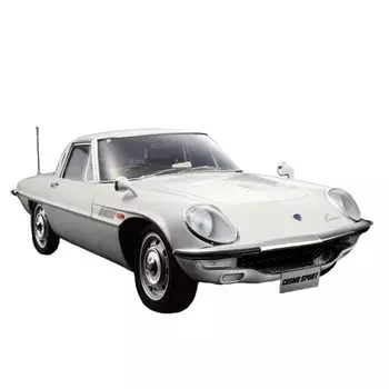 Комплект для сборки Mazda Cosmo Sports 520 мм из ABS-пластика масштаба DeAgostini, масштаб 1/8, приблизительно. литье под давлением и белый