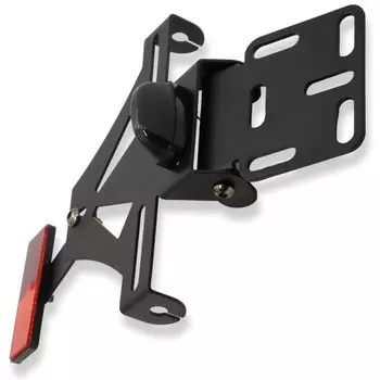 Комплект для снятия крыла мотоцикла UMikke, универсальный светодиодный отражатель номерного знака, отверстие для поворотника, специальные детали, кронштейн для крепления, черный