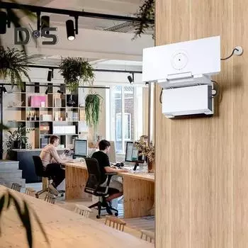 Комплект для спутникового интернета с креплением на маршрутизаторе, высокая устойчивость, простая установка, экономия места, настенный кронштейн для маршрутизатора Starlink Gen 3 белый