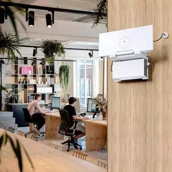 Комплект для спутникового интернета с креплением на маршрутизаторе, высокая устойчивость, простая установка, экономия места, настенный кронштейн для маршрутизатора Starlink Gen 3 белый