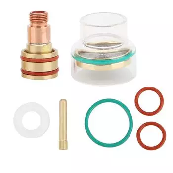 Комплект для сварки TIG TFM53NCN, стеклянная чаша для горелки TIG, цанговый патрон для WP17WP18WP261,6 мм