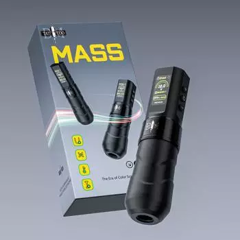 Комплект для татуировки, высококачественная беспроводная тату-машинка, комплект 1500 мАч для перманентного макияжа, комплект для татуировки, беспроводная татуировка чёрный