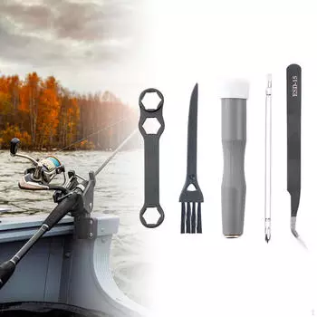 Комплект для ухода за рыболовной катушкой, легкие инструменты для обслуживания рыболовов 4pcs