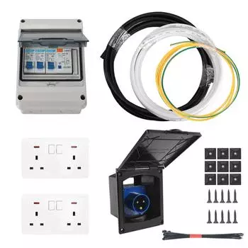 Комплект для установки электрического подключения к сети 240 В Комплект для переоборудования дома на колесах для кемпервана wholekits