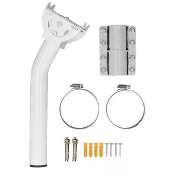 Комплект для монтажа на столб J, регулируемое крепление на стену и крышу из нержавеющей стали для прямоугольной антенны V2