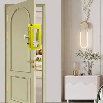 Комплект для установки дверных петель, шаблон фрезера дверных петель, съемные вставки, в комплекте, шаблон для установки дверных петель, устойчивая посадка для 3–5 дюймов CHINA