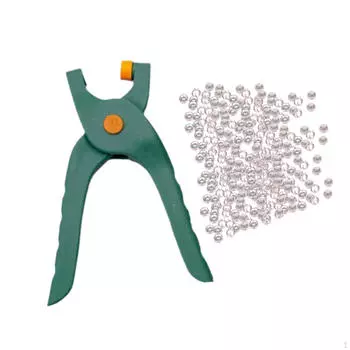 Комплект для установки кнопок Easy Snap для проектов «сделай сам» Silver Hollow