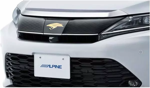 Комплект для установки решетки передней камеры ALPINE для Harrier 60-й серии позднего выпуска Multi-view (2017/6~) PKG-C25HD-FD2-HA