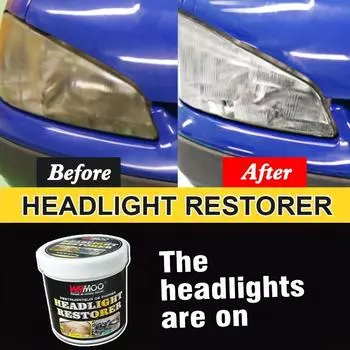 Комплект для восстановления фар Crystal Clear — легко наносимое покрытие для удаления окисления, пожелтения и царапин