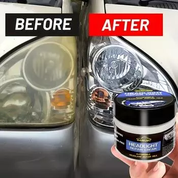 Комплект для восстановления фар - полироль для автомобильных фар от пожелтения, царапин и окисления, прозрачное решение для ремонта пластика
