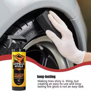 Комплект для восстановления шин автомобиля, блеск для колес, 500 мл, спрей для шин, очиститель для покрытия шин, защитный блеск для колес CHINA