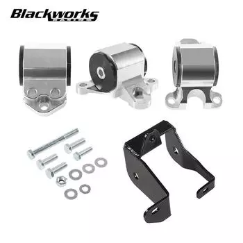 Комплект для замены двигателя с 3 болтами, шасси серии B EK для модификации автомобиля Honda Civic, кронштейн двигателя, серебристый EM-1003-S серебряный