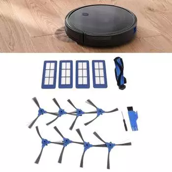 Комплект для замены фильтра боковой щетки основного робота-пылесоса для RoboVac 11S Max 15C Max 30C Max G30 Edge G10 Hybrid