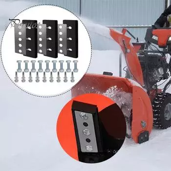 Комплект для замены крыльчатки снегоочистителя с болтами и стопорными гайками. Легко устанавливаемая крыльчатка снегоочистителя. Комплект самостопорящихся винтов из нержавеющей стали. A