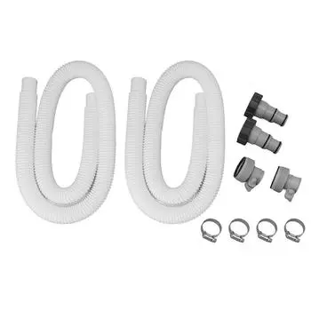 Комплект для замены шланга фильтра для бассейна 1,5 дюйма с зажимами для шланга, замена шланга насоса для бассейна