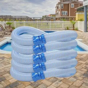 Комплект для замены шланга с замком для очистителя бассейна, шланг для чистки бассейна, маленький шланг, шланг 1 м, синий, 5 шт. One Size