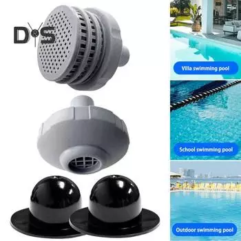 Комплект для замены соединителя струи воды для бассейна, надземный фильтр для бассейна, простая установка, фиксатор сетки фильтра для замены фильтра 11070 12364 чёрный