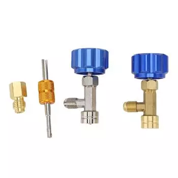 Комплект для заправки хладагента R134a Can Tap с приспособлением для снятия сердечника клапана для заправки охлаждающей жидкости автомобиля грузовика