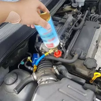 Комплект для заправки хладагента r134a, инструмент для заправки автомобильного кондиционера, набор шлангов для консервного ножа r134a