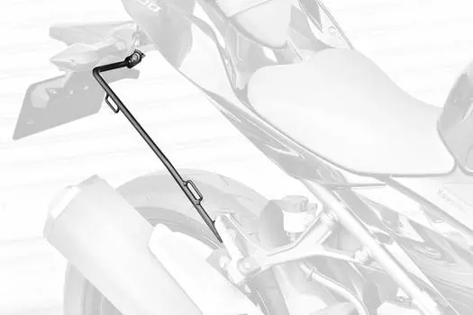 Комплект для защиты сумки для велосипедных деталей Kijima Bike Parts Bag Guard Left и Right, сталь, черная отделка, черный Ninja250/400 ( 18-) 210-4771