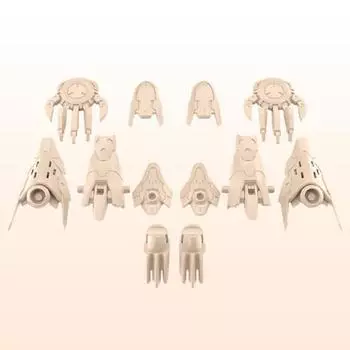 Комплект дополнительных деталей 30MS 5 (Тяжелая броня), Корейский популярный бандай