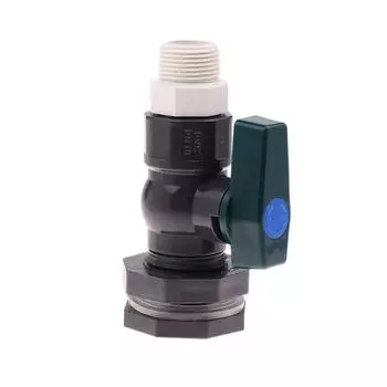 Комплект дождевого отвода из ПВХ, дождевой клапан, комплект дождевого крана с адаптером для переборочного фитинга