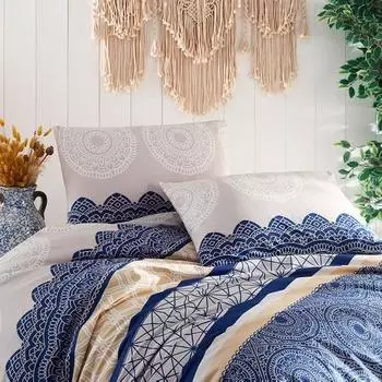 Комплект двойного пододеяльника Cot Blanc Soho из 100 % хлопка Ranforce