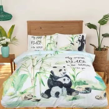 Комплект двойного пододеяльника из 100 % хлопка