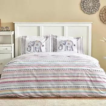 Комплект двойного пододеяльника Karaca Home Marilla из 100% хлопка