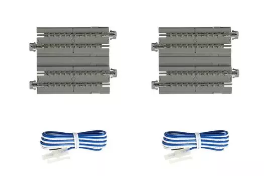 Комплект двухколейных подрельсовых путей KATO N-колеи для подающего устройства Железнодорожные принадлежности для моделей 20-049