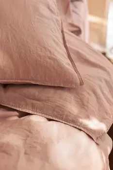 Комплект двуспальных пододеяльников из льняной смеси/размера «king-size»