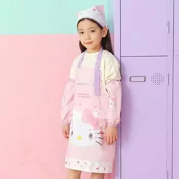 Комплект фартуков-бандан Tosh для девочек Hello Kitty Heart, популярный персонаж в Корее