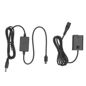 Комплект фиктивной батареи NP FW50 с понижающим адаптером постоянного тока TYPE C для A7 A7R A7S A7II A7RII A7SII A6500