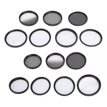 Комплект фильтров для объектива камеры UV CPL ND8 Soft White Graduated Grey 10X Macro 6 Points Star Filter Set для P 49mm/1.93in