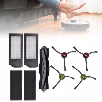 Комплект фильтров для пылесоса с щеткой, основная боковая щетка, аксессуары для пылесоса DEEBOT X1 Omni