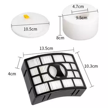 Комплект фильтров из пеноматериала и фетра для Shark NV650 NV651 NV652 NV650W Детали для пылесоса XFF650 и XHF650 светло-серый