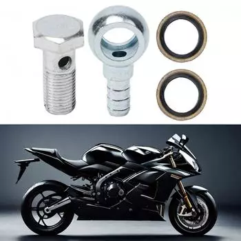 Комплект фитингов масляного радиатора для ремонта мотоцикла 2 шт. M12x1 25 мм шаровая головка адаптера 8mm