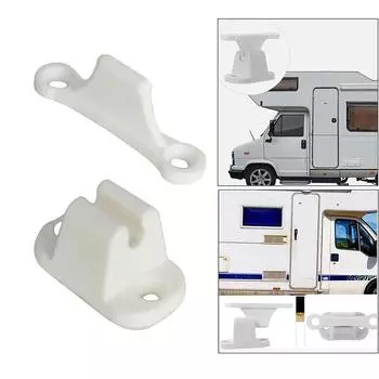 Комплект фиксаторов двери автофургона Т-образный дверной стопор, удерживающая защелку для автофургона, кемпера, дома на колесах, лодки, дверной фиксатор, держатель чёрный